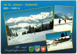 Alt St. Johann - 3 Bild AK Sellamatt