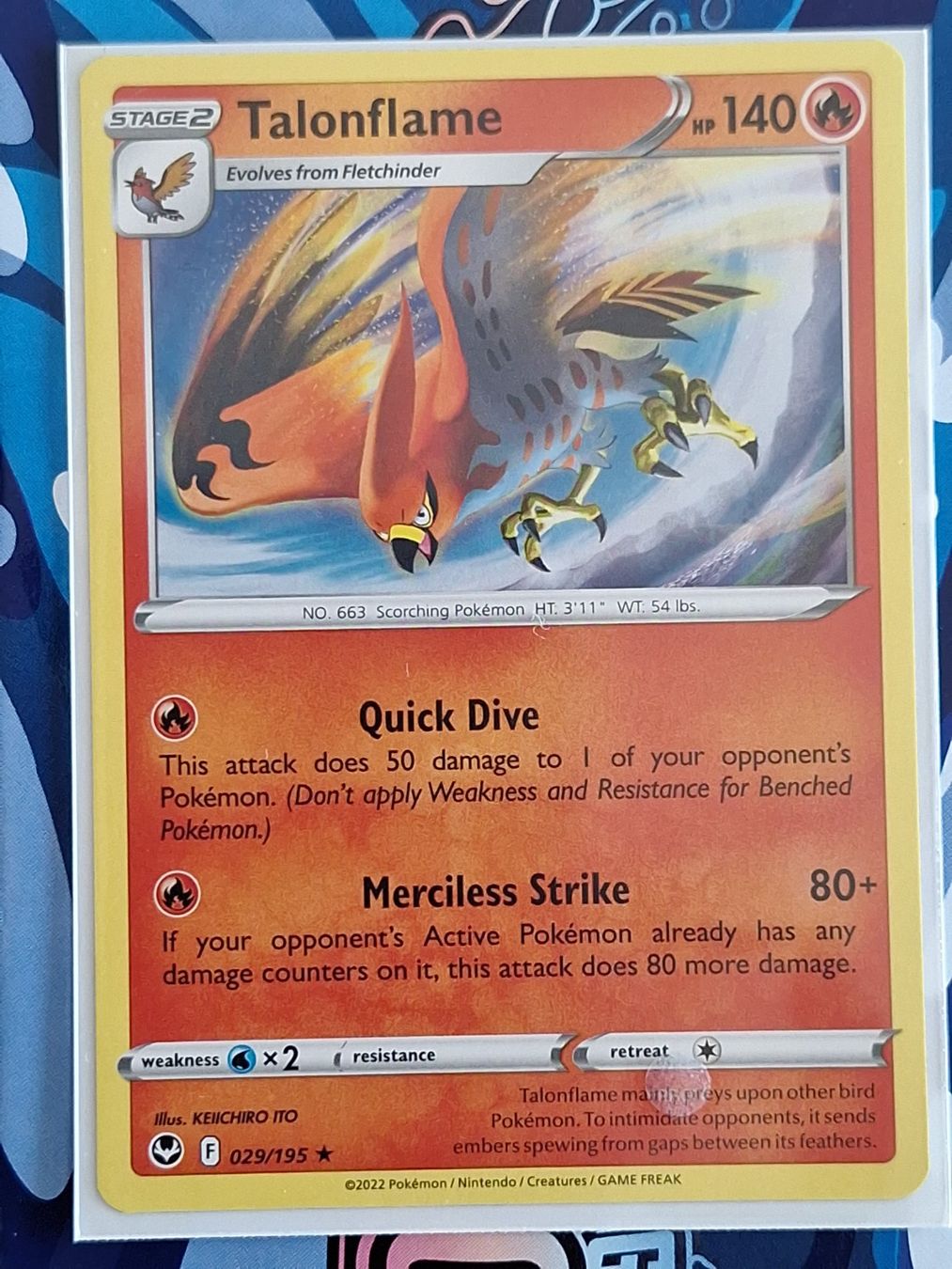 Pokémon Carte collezionabili: Talonflame - Silver Tempest #Ord3 – Usato da Altstätten SG venduto da GGsGameshop