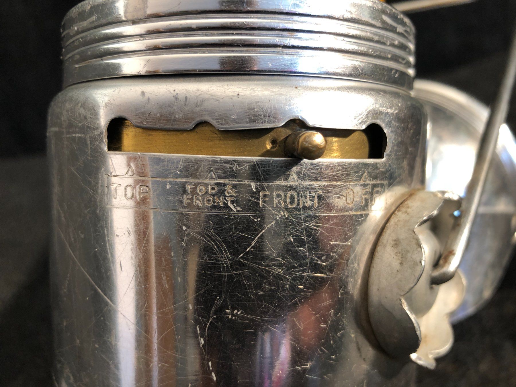 Lampen: Lanterne de poche vintage. MEYER. – Gebraucht aus Saignelégier von Dubois_Vintage 9