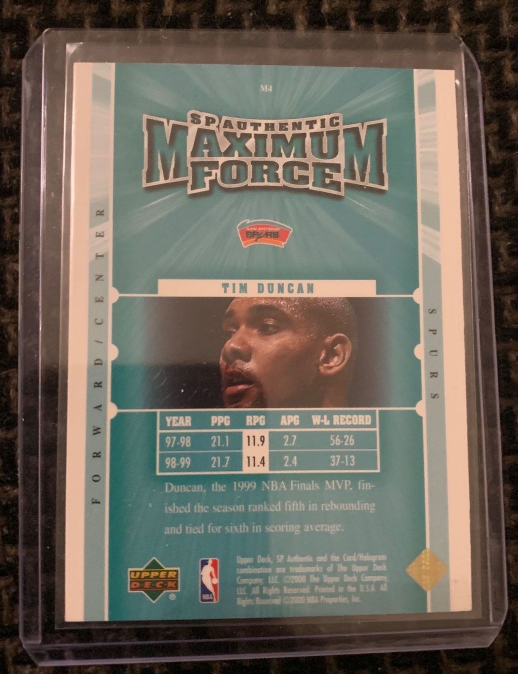 Nba Carte collezionabili: Super Tim Duncan Card – Nuovo (secondo la descrizione) da Muttenz venduto da joba23 1