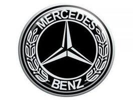 Mercedes 3D Nabendeckel Aufkleber Sticker 48mm 4er-Set