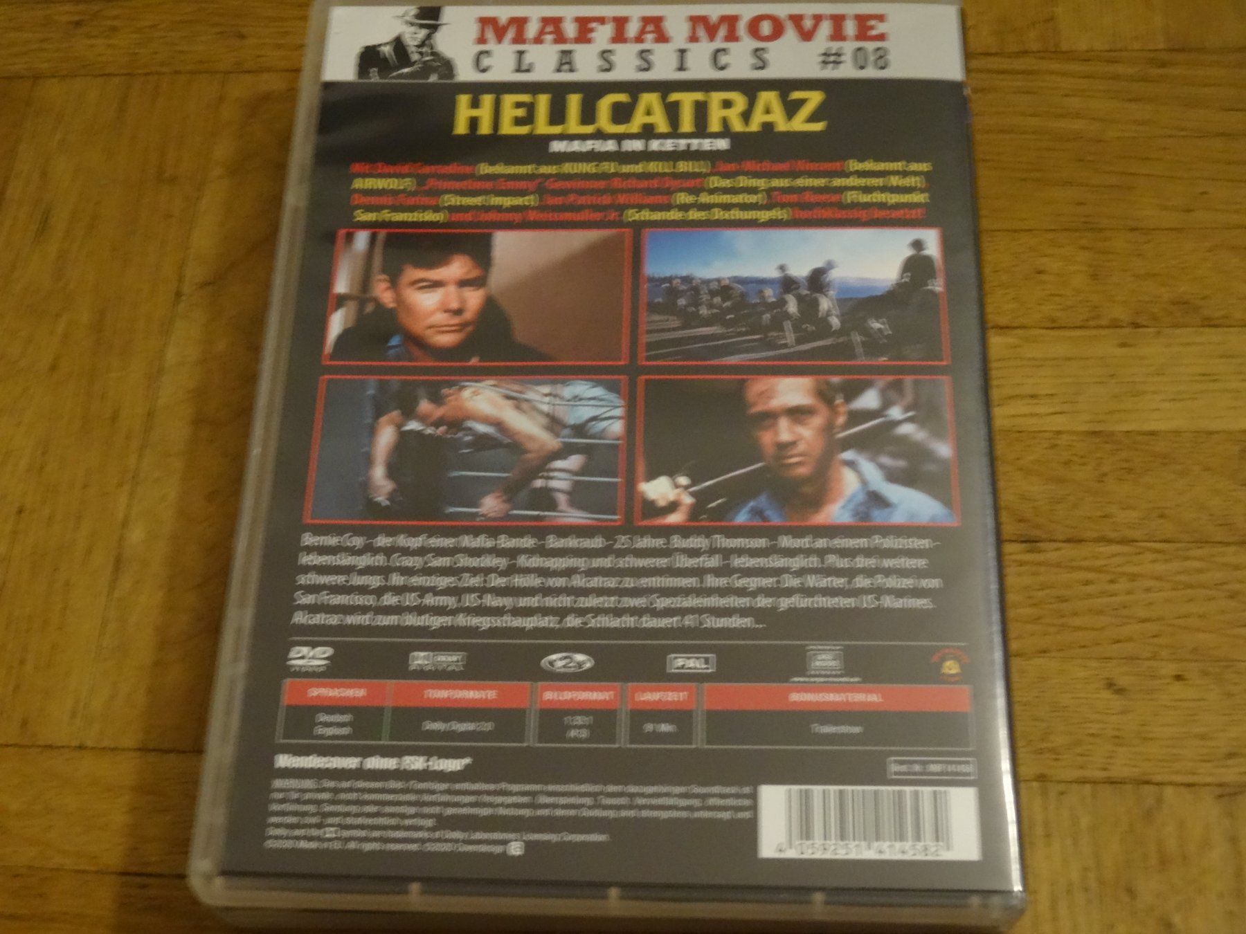 Alle DVDs: DVD Hellcatraz Mafia in Ketten – Gebraucht aus Olten von Disc-Verkauf 2