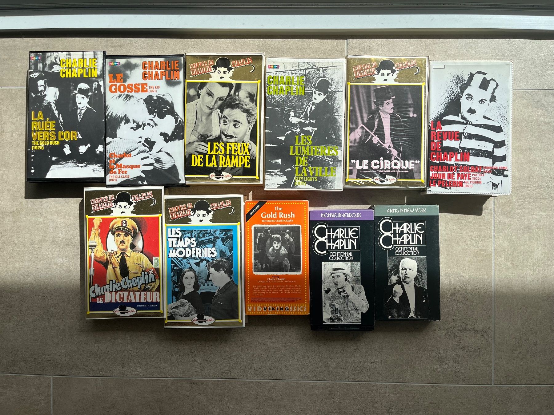 Tutti i VHS: 11 VHS - Charlie Chaplin – Usato da Biel/Bienne venduto da Jan_321