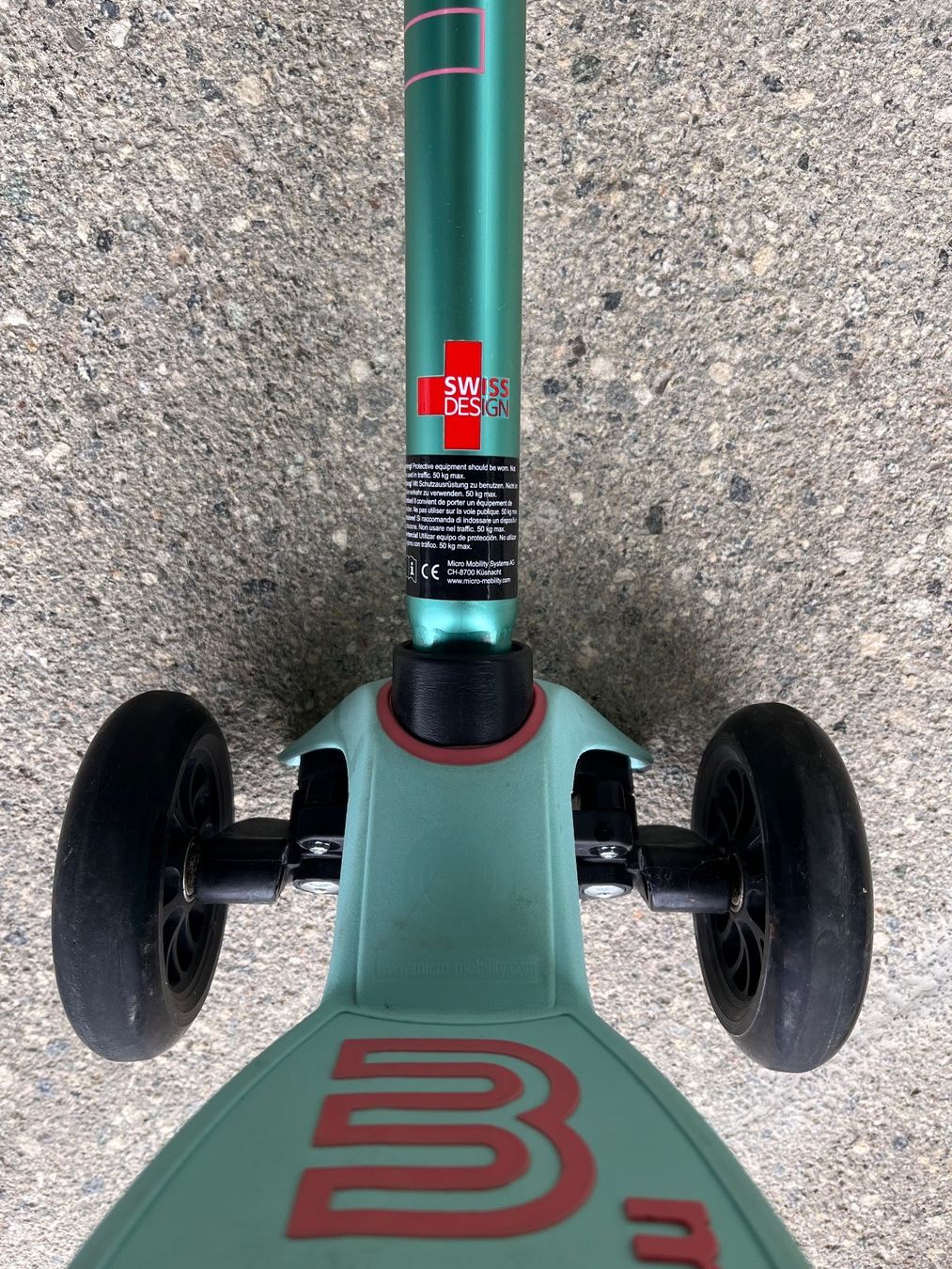 Micro Kickboard: Scooter / Trottinett: Maxi Micro Deluxe, Mint – Usato da Nendeln venduto da look4you 2