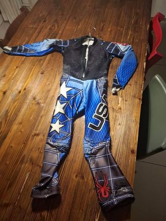 cooles Renndress Rennanzug Ski Kids Kinder 110 128 Spyder