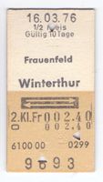 Billette Frauenfeld - Winterthur
