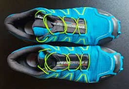 Salomon Speedcross 4 Laufschuhe Grösse 42 Blau Top Zustand