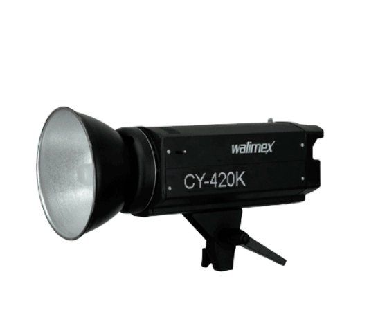 Walimex Flash: Studioblitz CY-420K mit Stativ und Striplight – Usato da Zürich venduto da indianer13 1