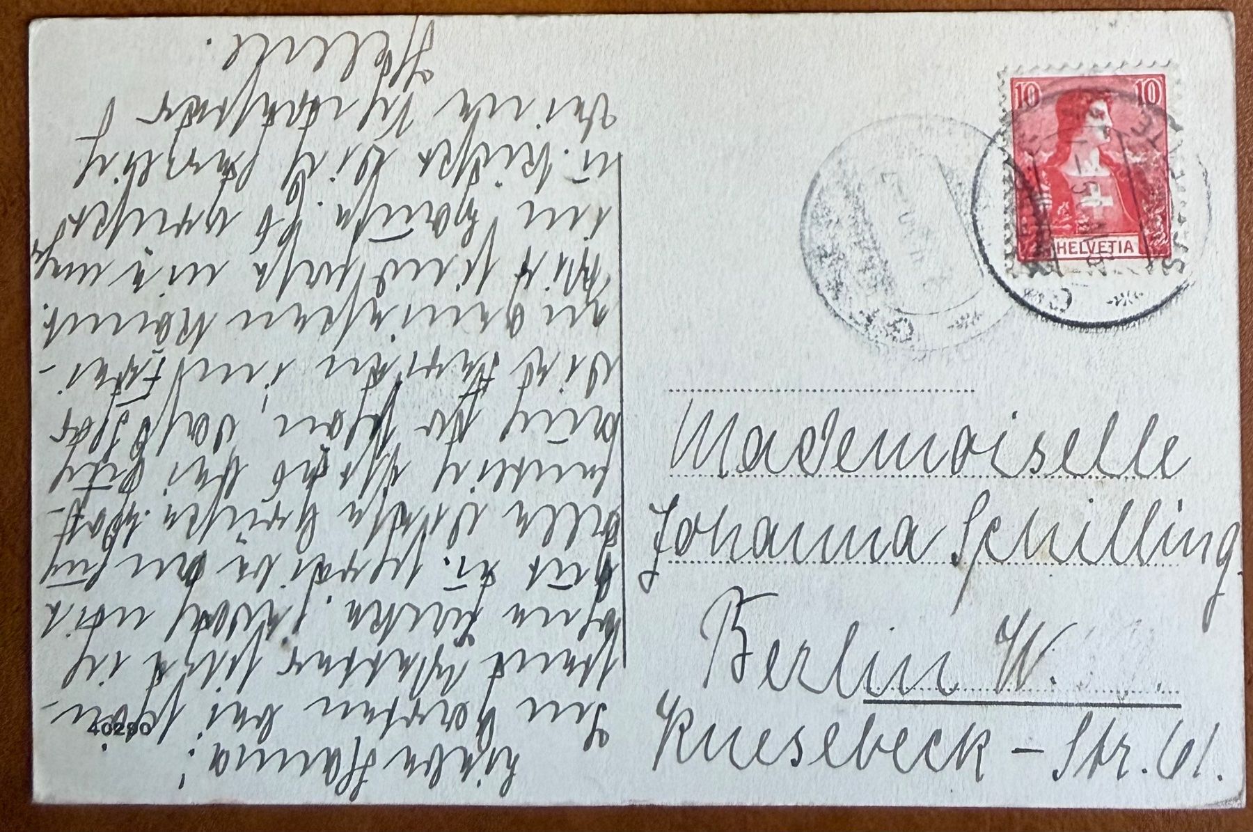 Cartoline postali: Genève - Les mouettes 1909 – Usato da Lutry venduto da Ediego 1