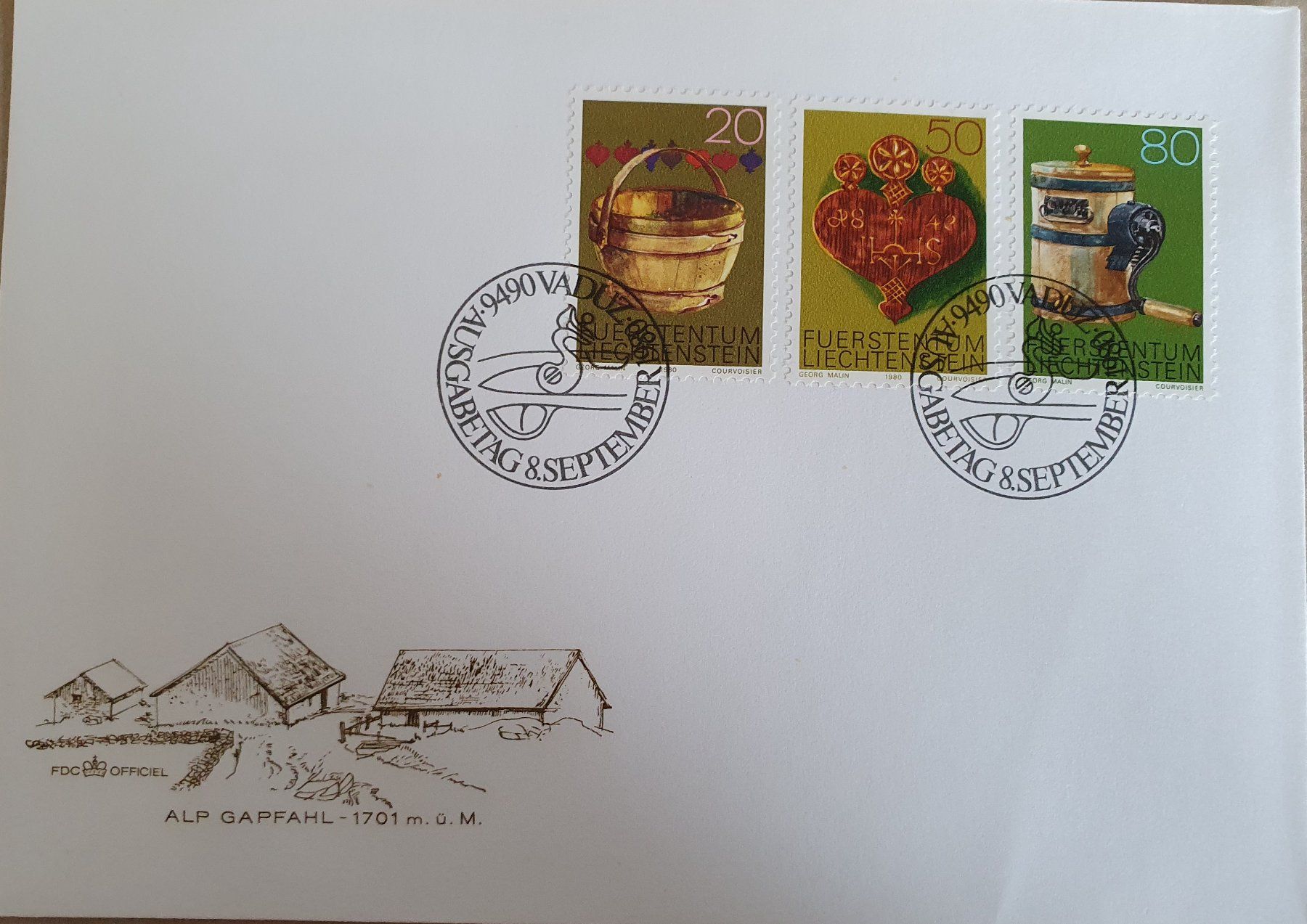 Tutti i francobolli: 1980  JSA / FDC – Nuovo (secondo la descrizione) da Alten venduto da Regenwasser 4