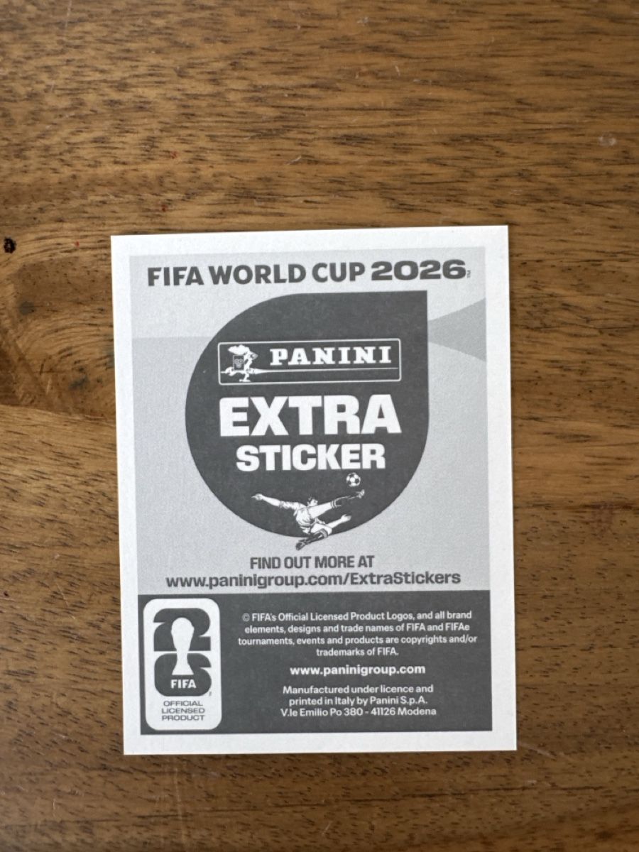 Panini Carte collezionabili: Panini WM 2026 - Extra Sticker - Jérémy Doku - Regular – Nuovo (secondo la descrizione) da Pfaffhausen venduto da topitopi 1