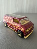 Dodge Van Hot Wheels Vintage, Rosso Bordeax, da Collezione!