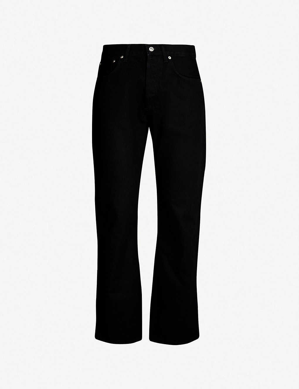 Sandro Jeans: Sandro SS20 28 Regular Black straight denim jeans Levi Lee – Usato da Zürich venduto da ser_lg25