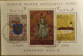 Lote sellos  Liechtenstein, 1985 souvenir
