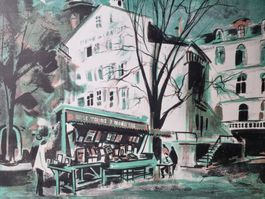 Künstler : Antoni VIVES FIERRO (1940-2024) Lithographie sig.
