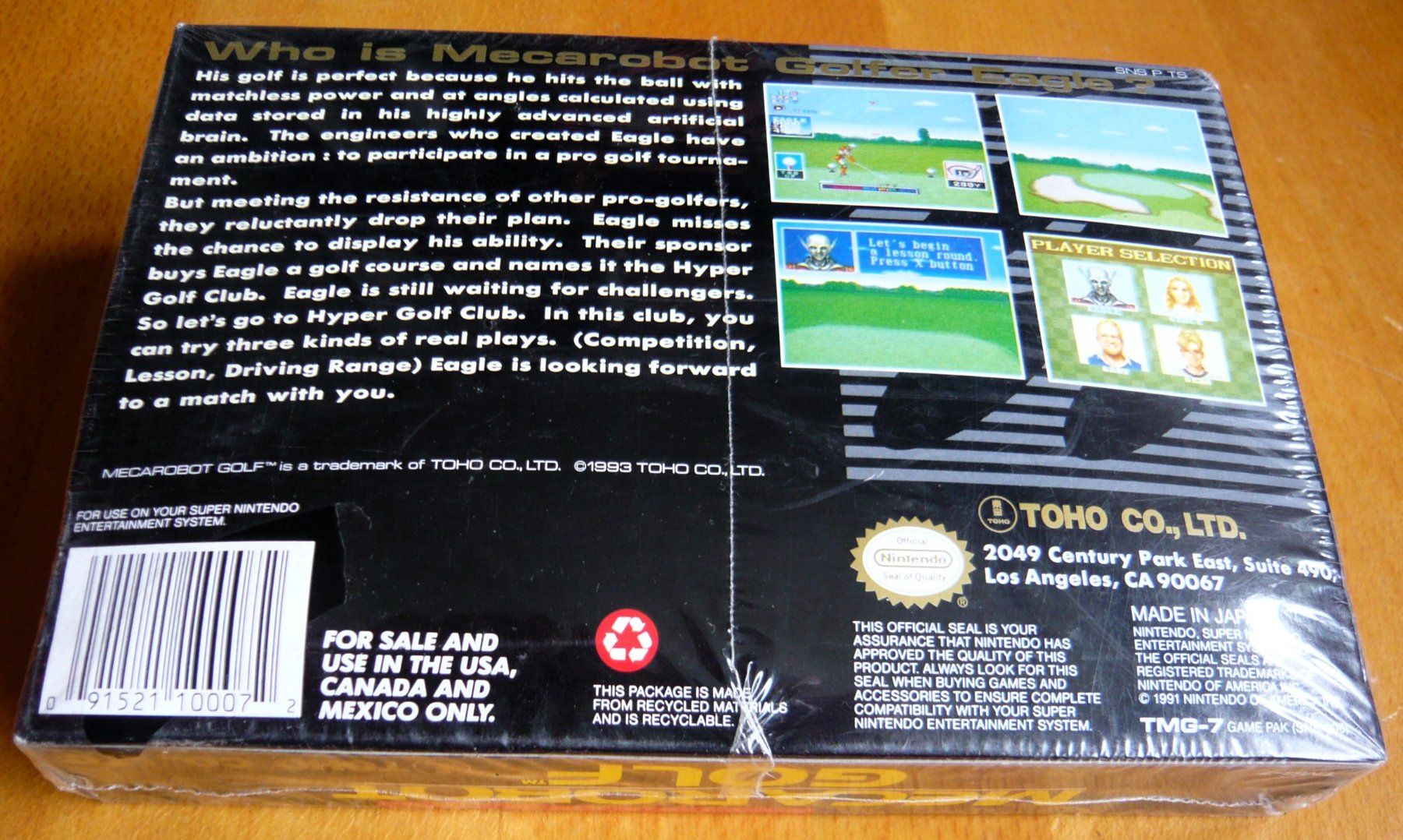 Nintendo Giochi: SNES: Mecarobot Golf , CIB, NEUF ! – Usato da Onex venduto da Jaguar1986 1