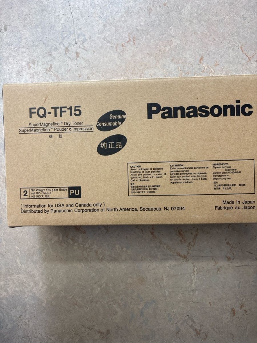 Panasonic Cartucce per stampanti & toner: Panasonic Toner FQ-TF15 – Nuovo e nell'imballaggio originale da Kirchleerau venduto da koerbel 1