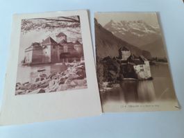 CHILLON et la DENT du MIDI - 1929 - MONTREUX
