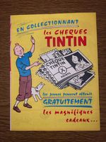 Tintin prospectus Cheques Cadeaux Tim der pfiffige Reporter