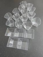 19 Dessert Schalen Party Becher Kunststoff 2 Formen
