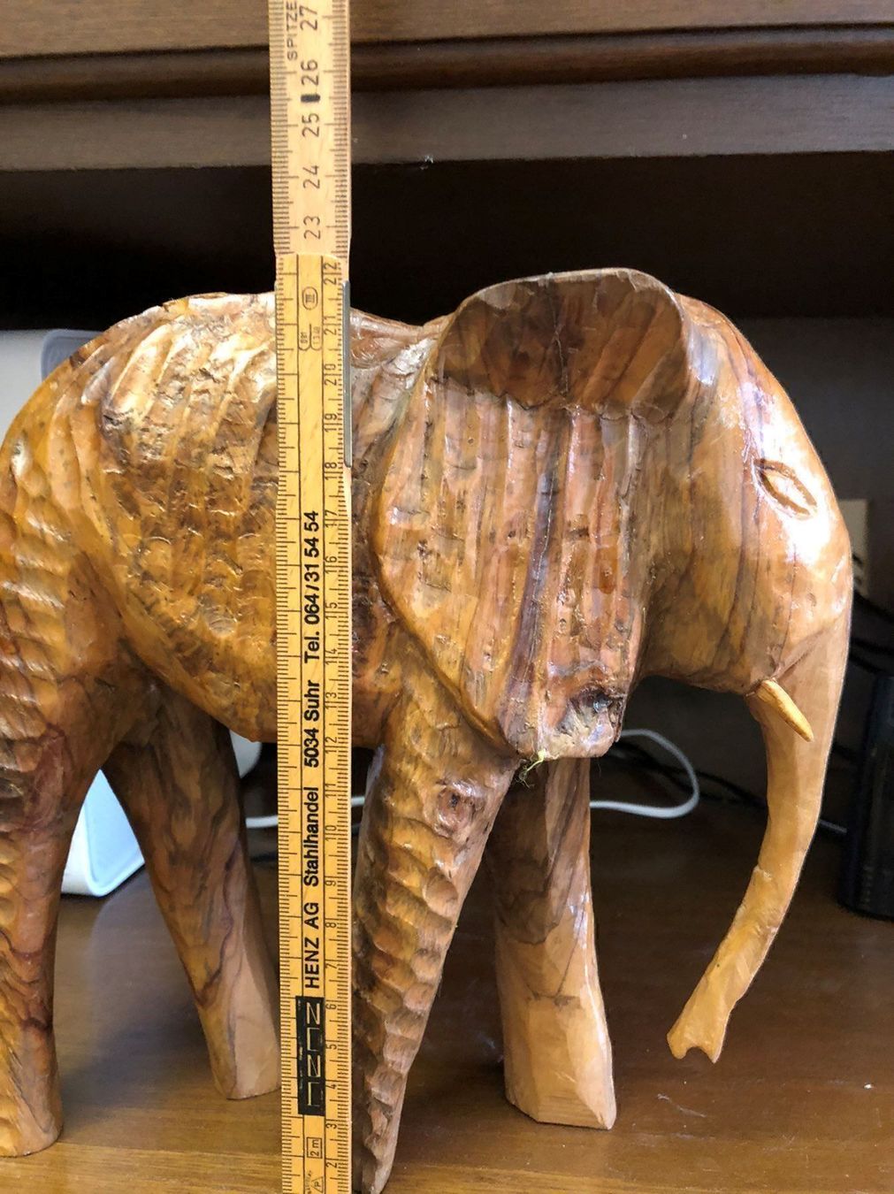 Sculture & Statue: Elefant Holzfigur – Usato da Niederrohrdorf venduto da beniledergerber 2
