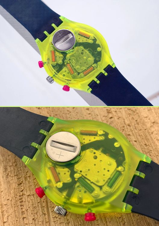 Swatch Orologi: ungetragener (!) 1992 Swatch Chronograph GRAND PRIX (SCJ101) – Nuovo e nell'imballaggio originale da St.Gallen venduto da Clu 4