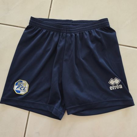 Tolle kurze FCL Fussball Hose dunkelblau Gr. XS von Errea