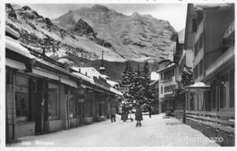 Wengen BE // 1956 Dorfstrasse Conditorei // Winter