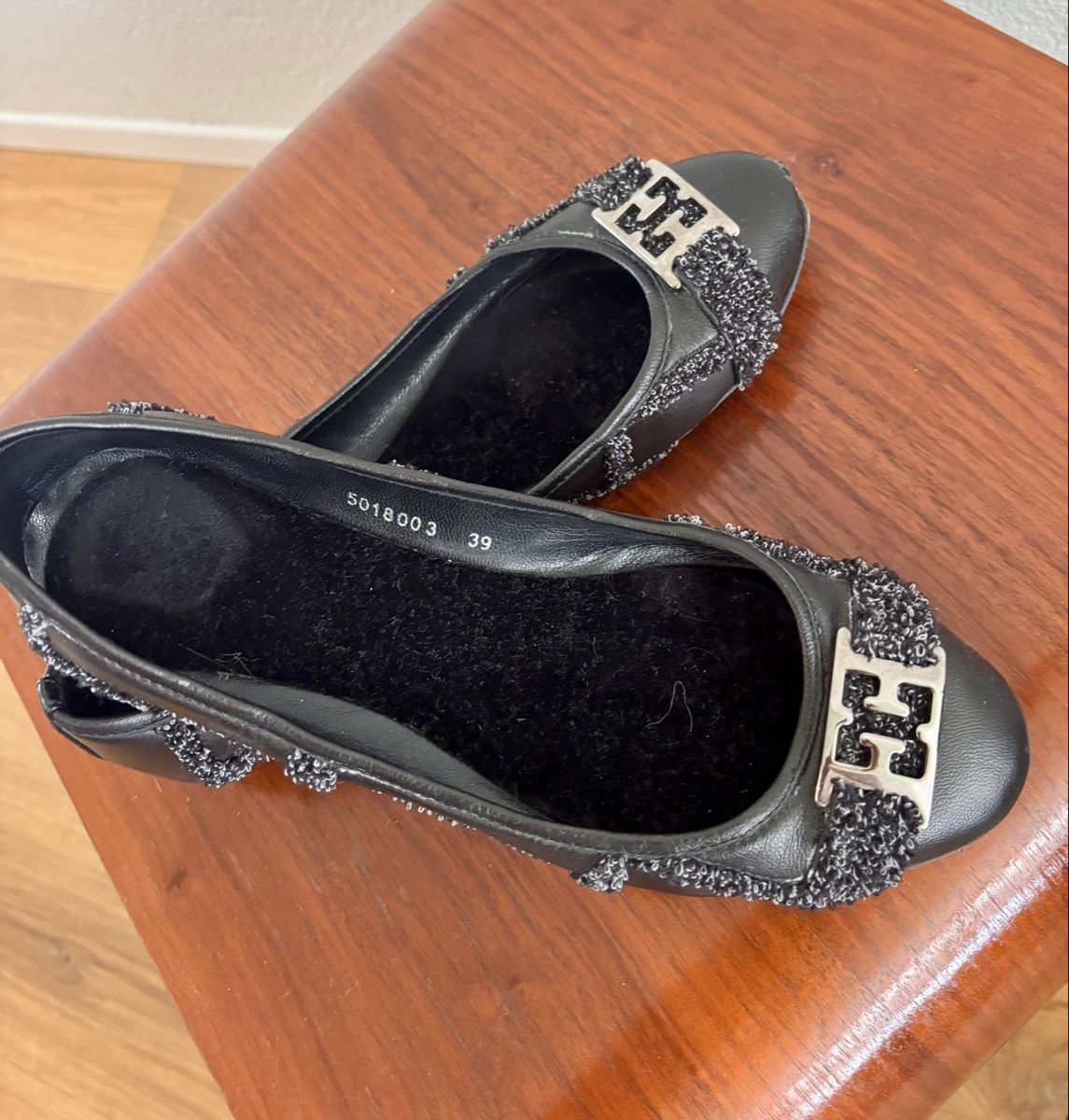 Escada Scarpe da donna: Escada schwarze Ballerinas Gr. 39  – Usato da Wangen ZH venduto da tel_gxb5 3