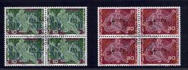 Liechtenstein 4er Blocks 1969
