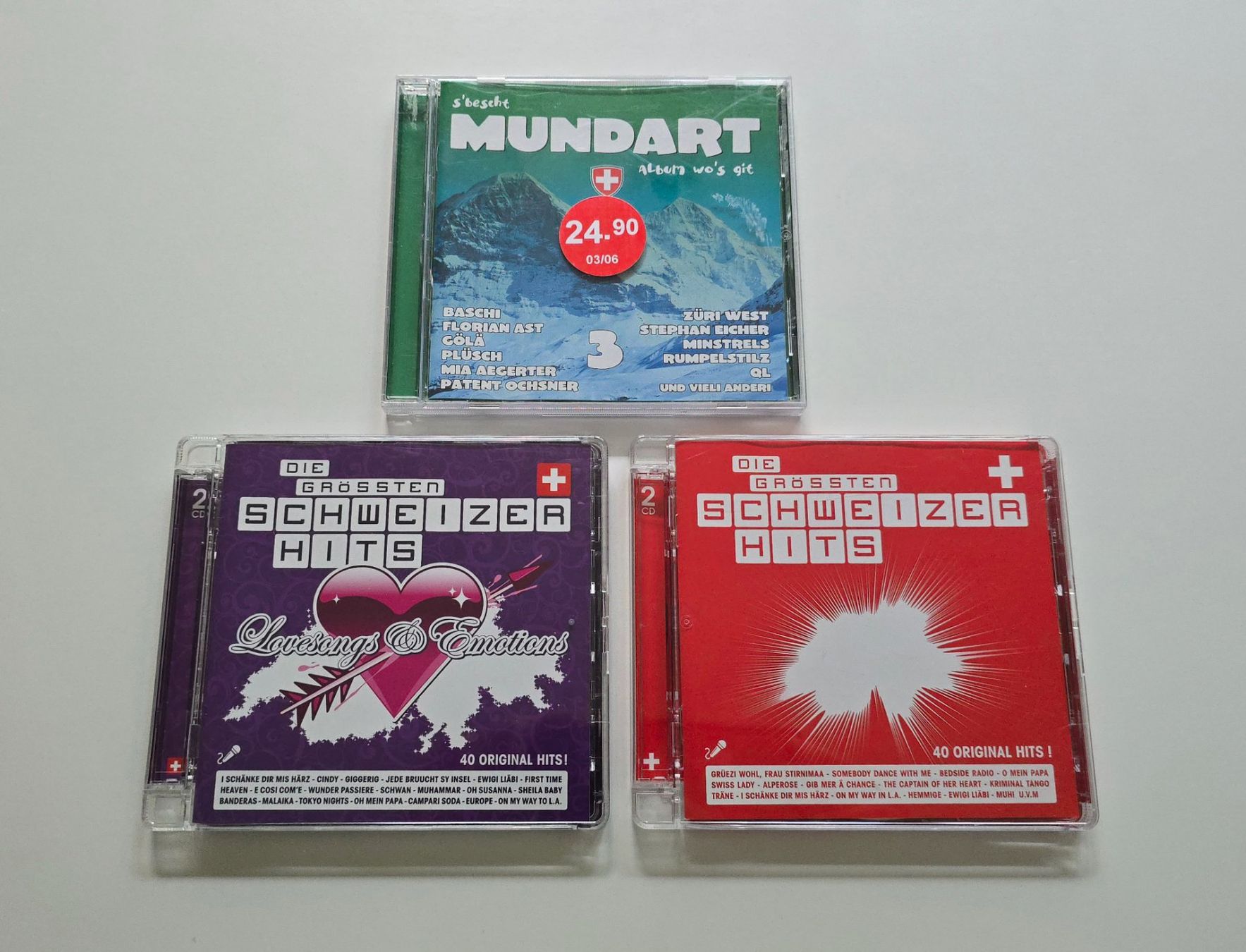 CDs: 5 CD Schweizer Hits / Mundart – D'occasion à Dättlikon par Wundertuete_