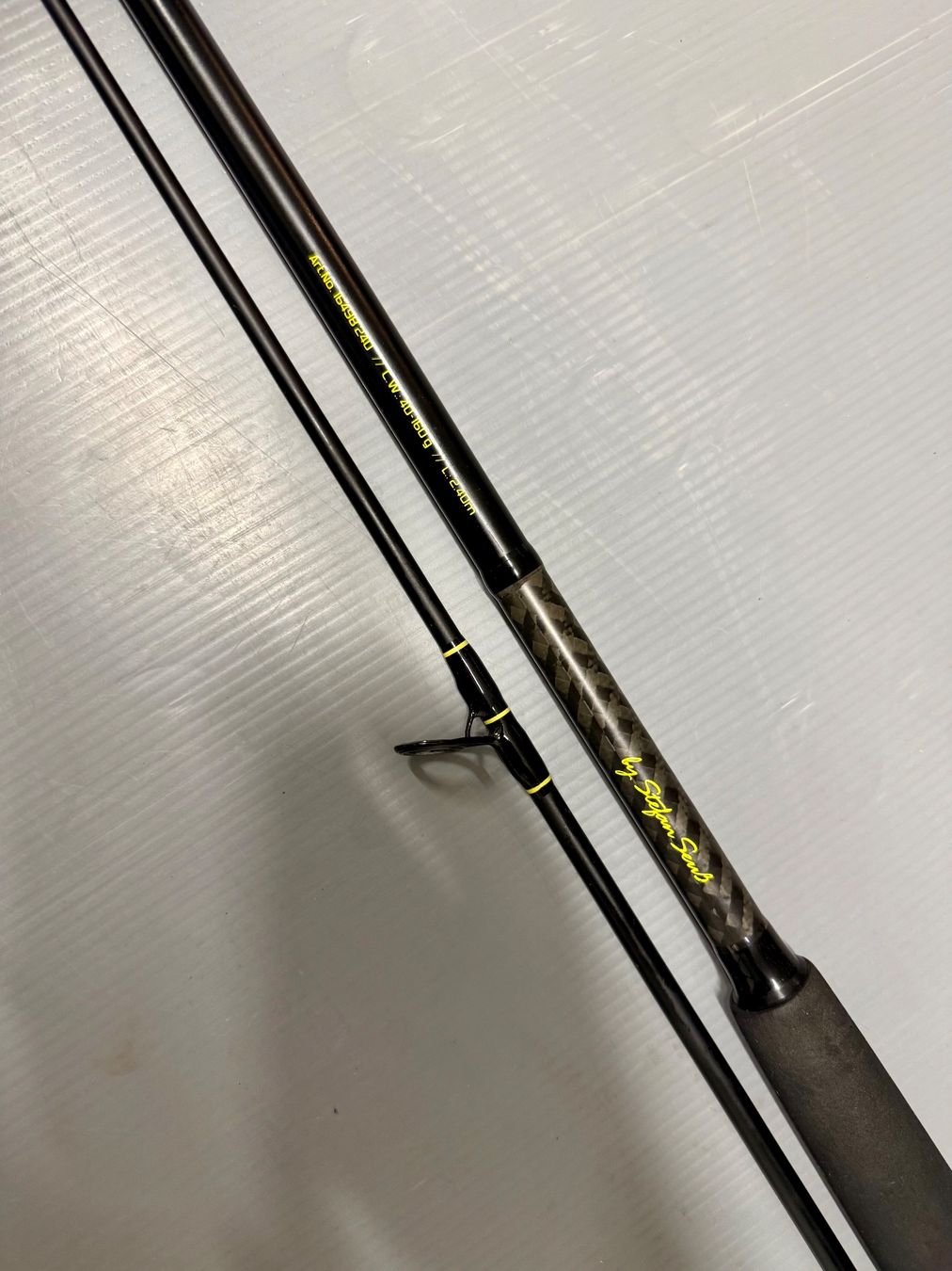 Canne da pesca: Blac Cat Combo Spinnrute 2.40m – Usato da Trimbach venduto da duri.. 1