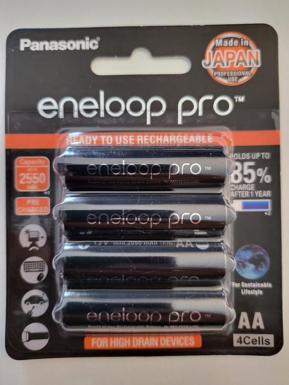 Eneloop Pro Panasonic AA Akku-Batterien 2550 mAh | Kaufen auf Ricardo