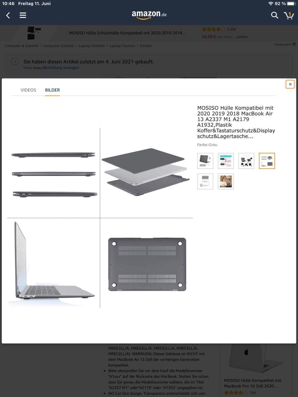 Apple Covers & Taschen: Plastik Hard Shell case für Apple Book – Neu und originalverpackt aus Rüthi (Rheintal) von Many2369 2