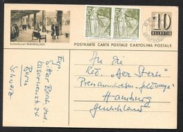 Rheinfelden Bildpostkarte Solbad gest. 1950
