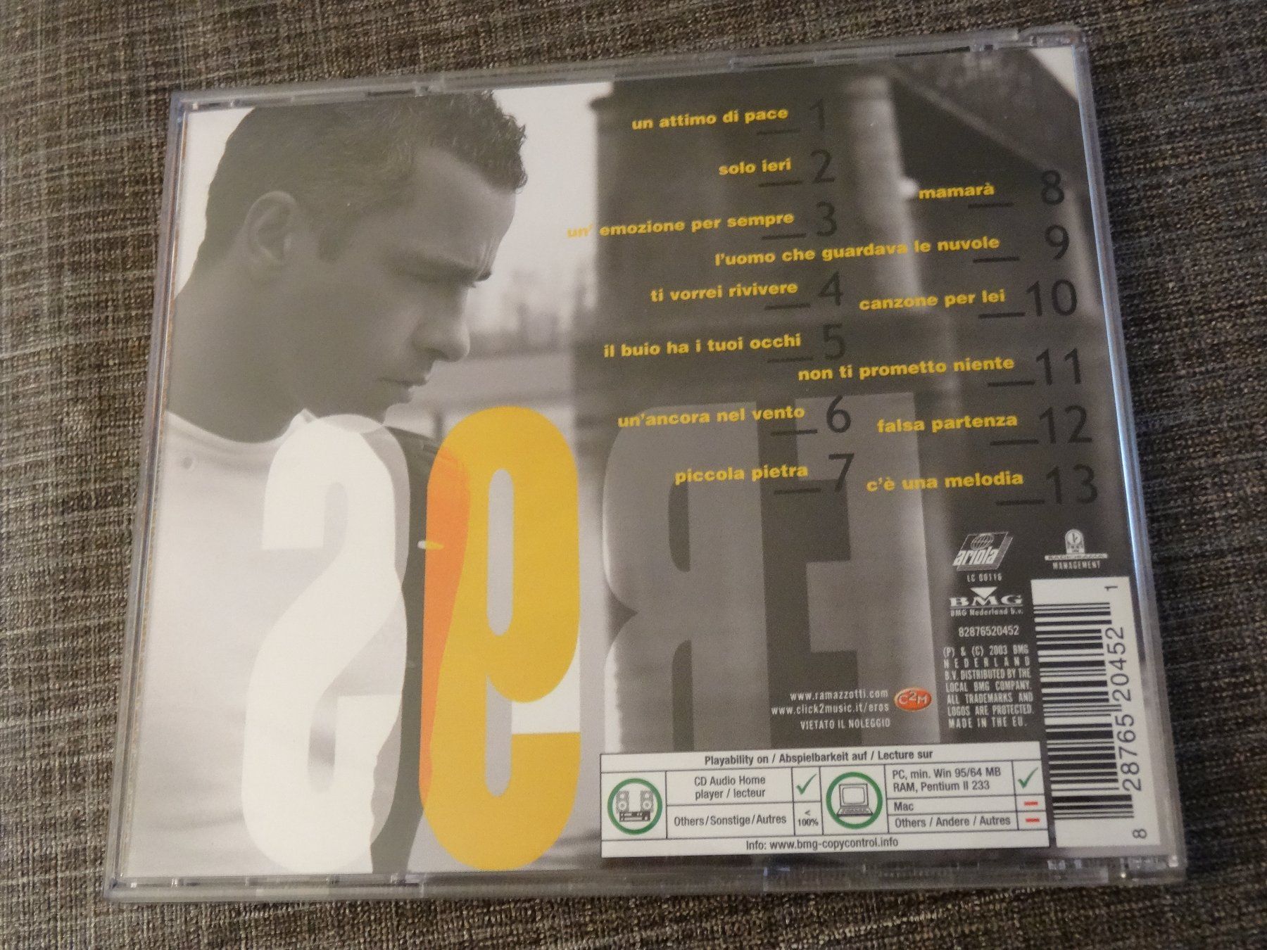 CD: Eros Ramazzotti CD – Usato da Olten venduto da Disc-Ausverkauf 1