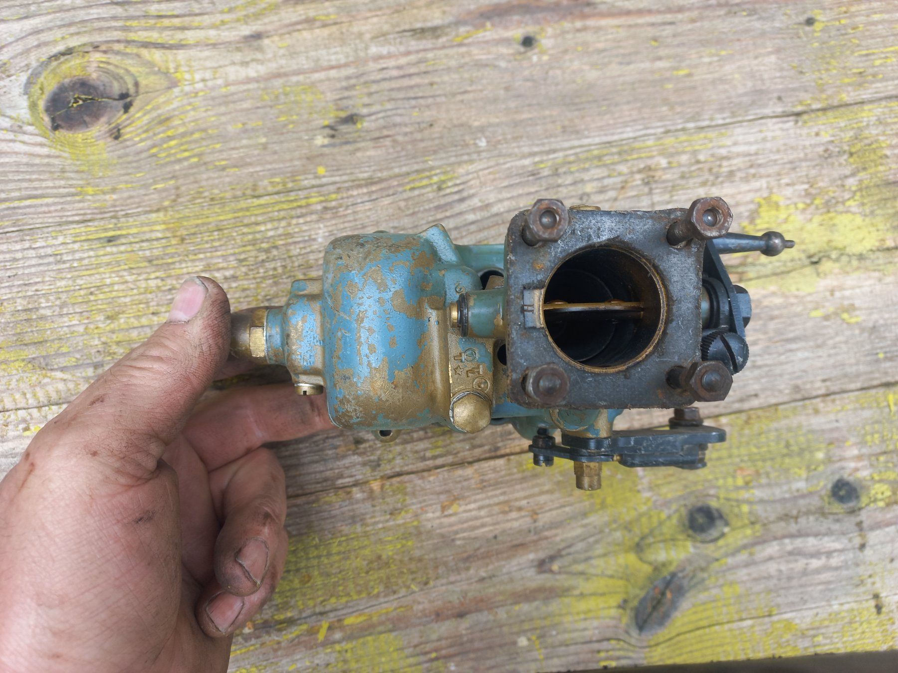 Tutti pezzi di ricambio auto: rarer Oldtimer Messing / Bronze Vergaser WEBER Tipo 30 DR 3 – Usato da Dulliken venduto da Dullikenlerchclassic 5