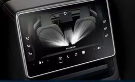 Mattierte Schutzfolie hinteres Display - Tesla Model Y und 3