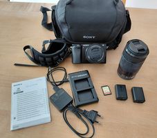 Sony Alpha 6000 Kamera 24.30 Mpx, APS-C mit 2 Objektiven