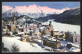St. Moritz-Dorf, Totale im Winterglanz