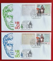 VATIKAN VIRGILO BOGEN-VIGNETTE DEKORATIV VENETIA 1981 FDC