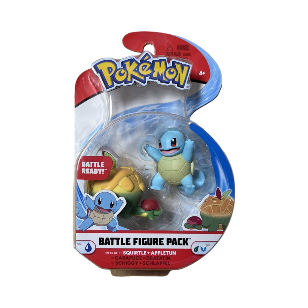 Pokémon Statuette: Pokémon Battle Figure Pack - Squirtle & Appletun – Nuovo e nell'imballaggio originale da Niederglatt ZH venduto da RWOG