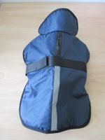 Warmer Regen Hundemantel Blau Fleecefutter Gr.40cm Fabrikneu