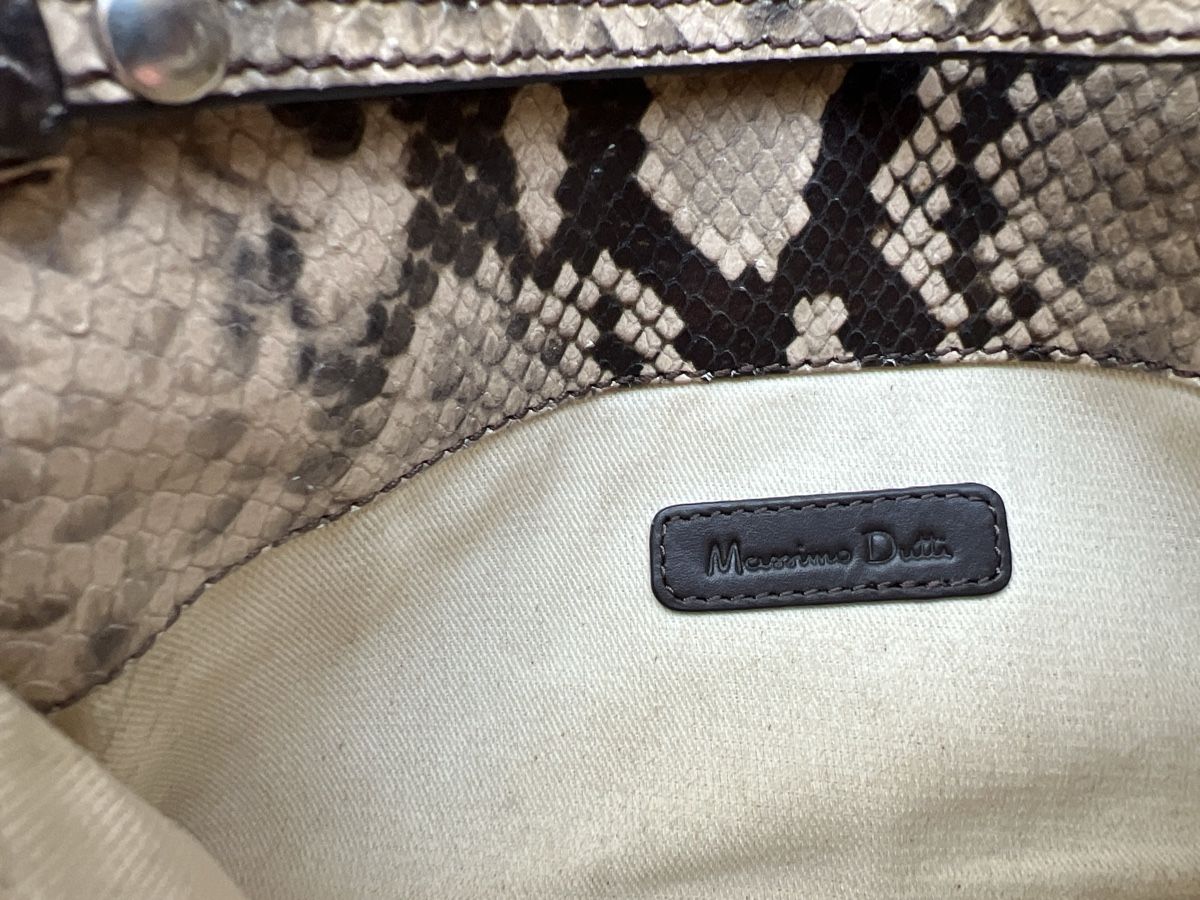 Massimo Dutti Borse da donna: Massimo Dutti Handtasche/Clutch, Schlangenmuster – Usato da zürich venduto da anemone08 4