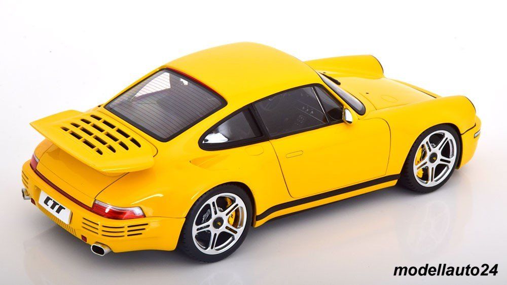 Porsche Modellautos: Porsche RUF CTR 2017 gelb / Almost Real 1:18 – Neu und originalverpackt aus Seuzach von Modellauto24 3