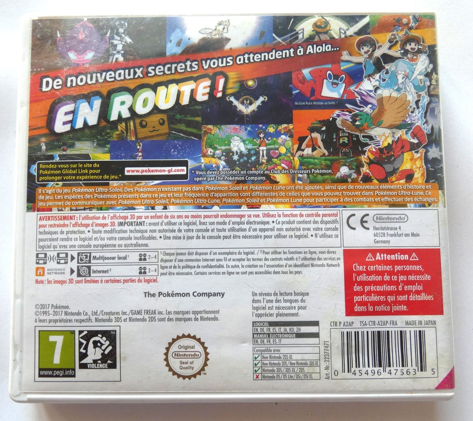Pokémon Spiele: Nintendo 3DS - POKEMON Ultra Sun – Gebraucht aus La Sarraz von classicworldcoins 1