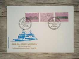 TR18 Enveloppe + Timbre Suisse 1982