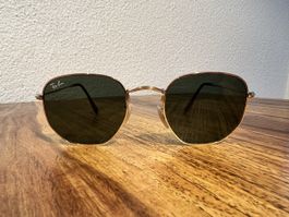 Sonnenbrille Ray-Ban Hexagonal RB3548N 001 51 Goldused