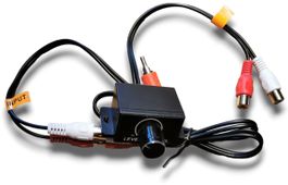 Level controller - Bass booster - RCA