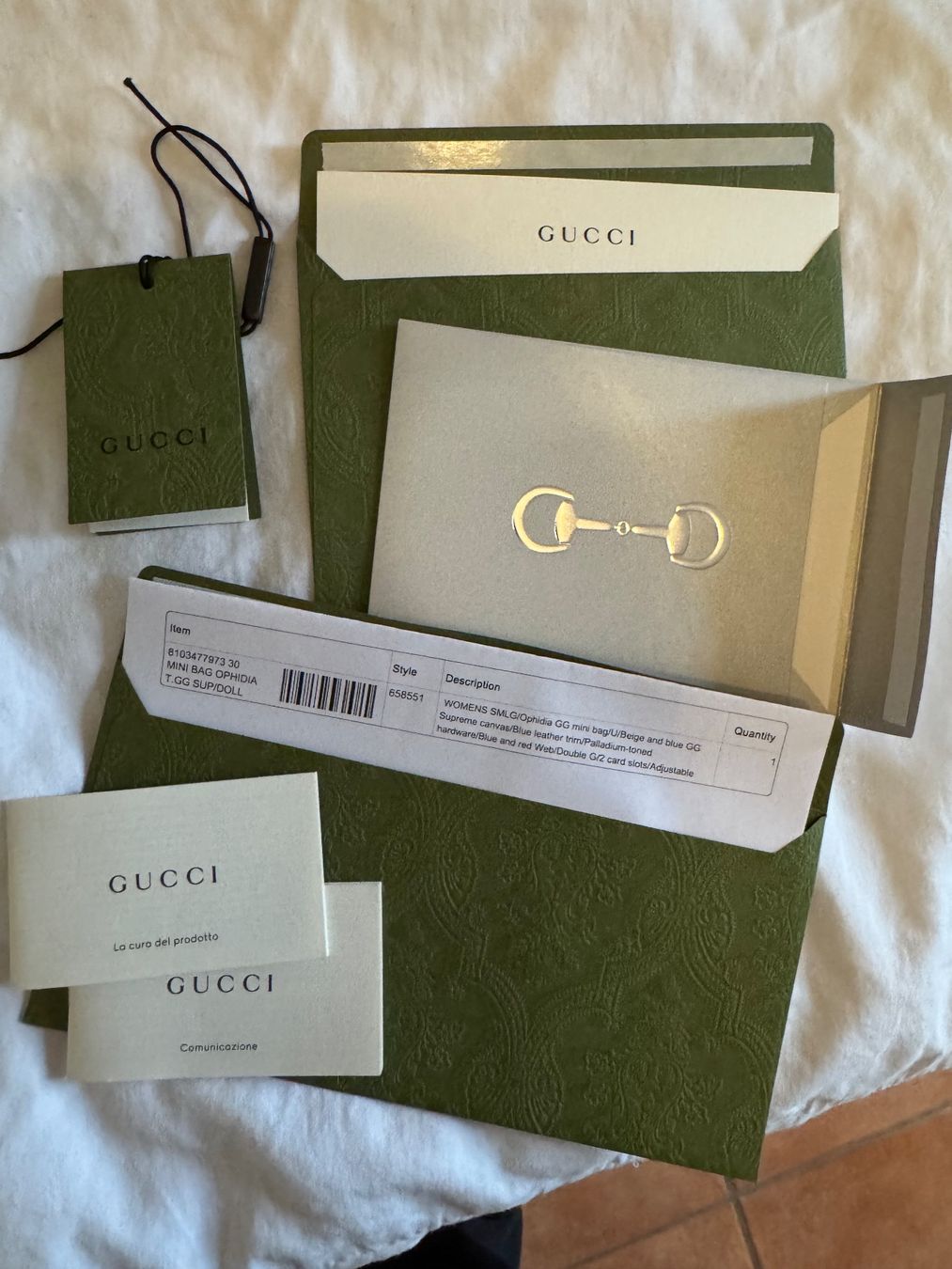 Gucci Borse da donna: Gucci mini ophidia GG blu – Usato da Lumino venduto da mar_9pn2 5